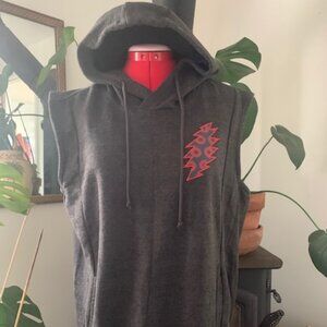 Never worn_Vintage 90s Dead Phish Donut Bolt Sleeveless Trey Hoodie